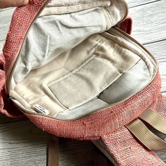 Pure Hemp Backpack Full Size Unisex Design - Picture 7 of 11